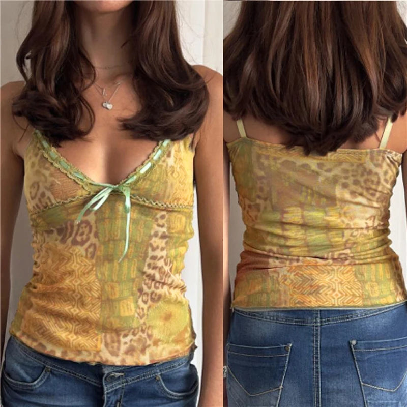 Retro Lace Tank Top