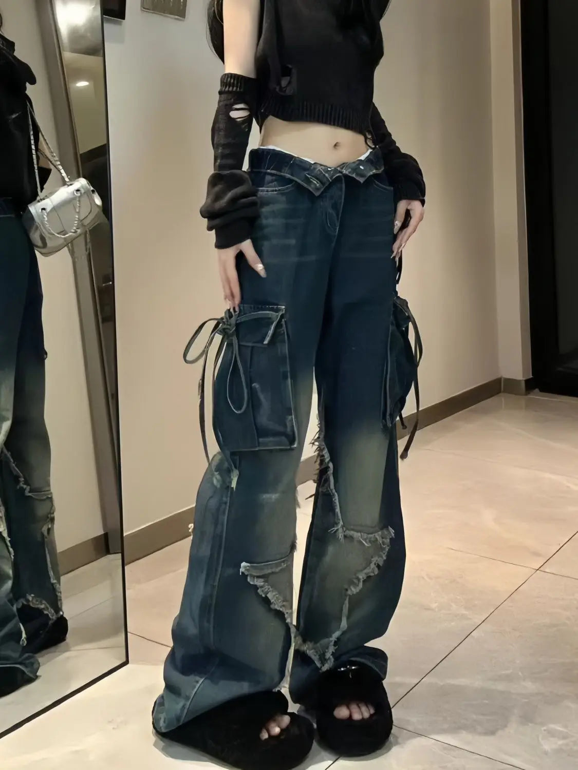 Retro Pentagram Jeans