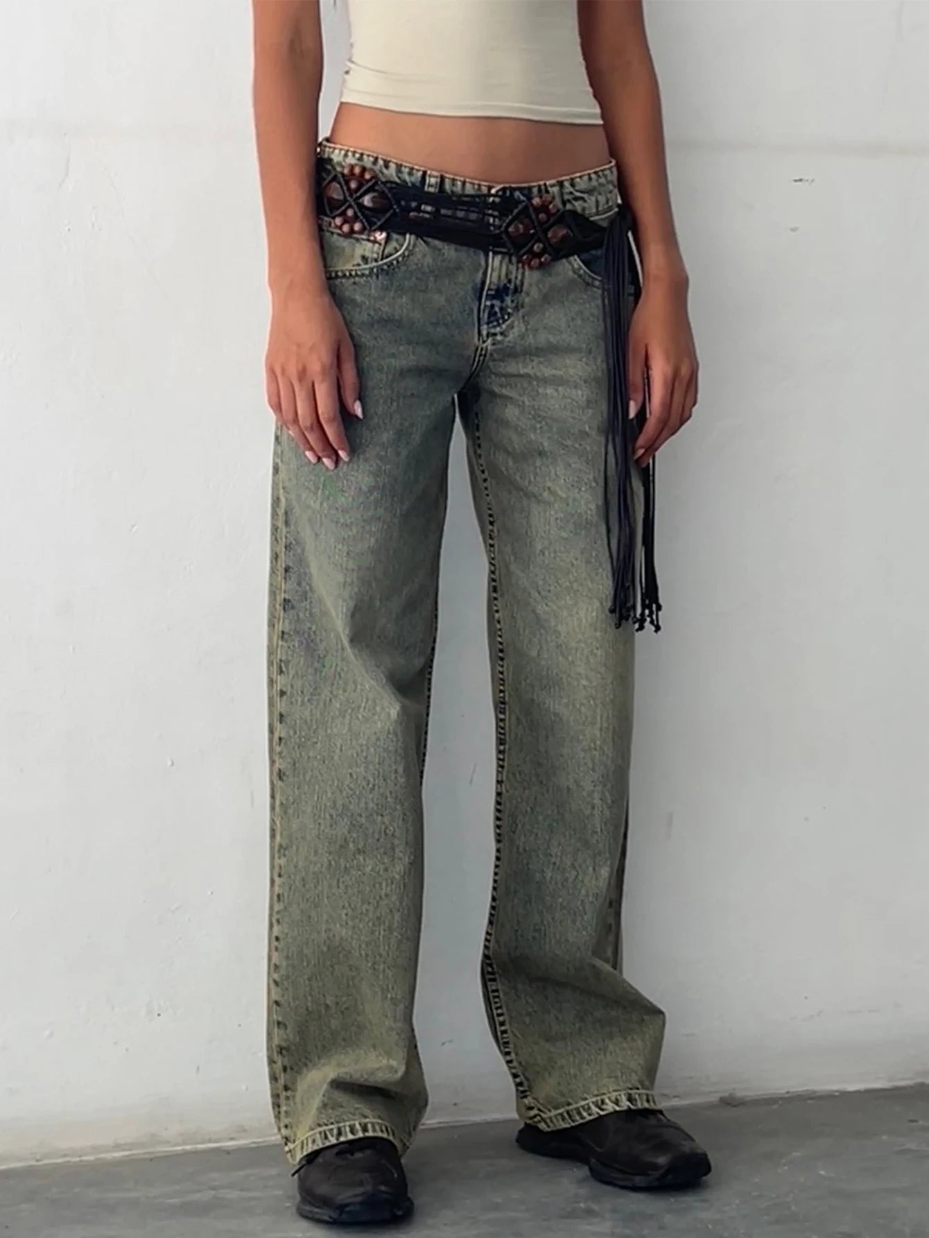 High-Waist Jeans