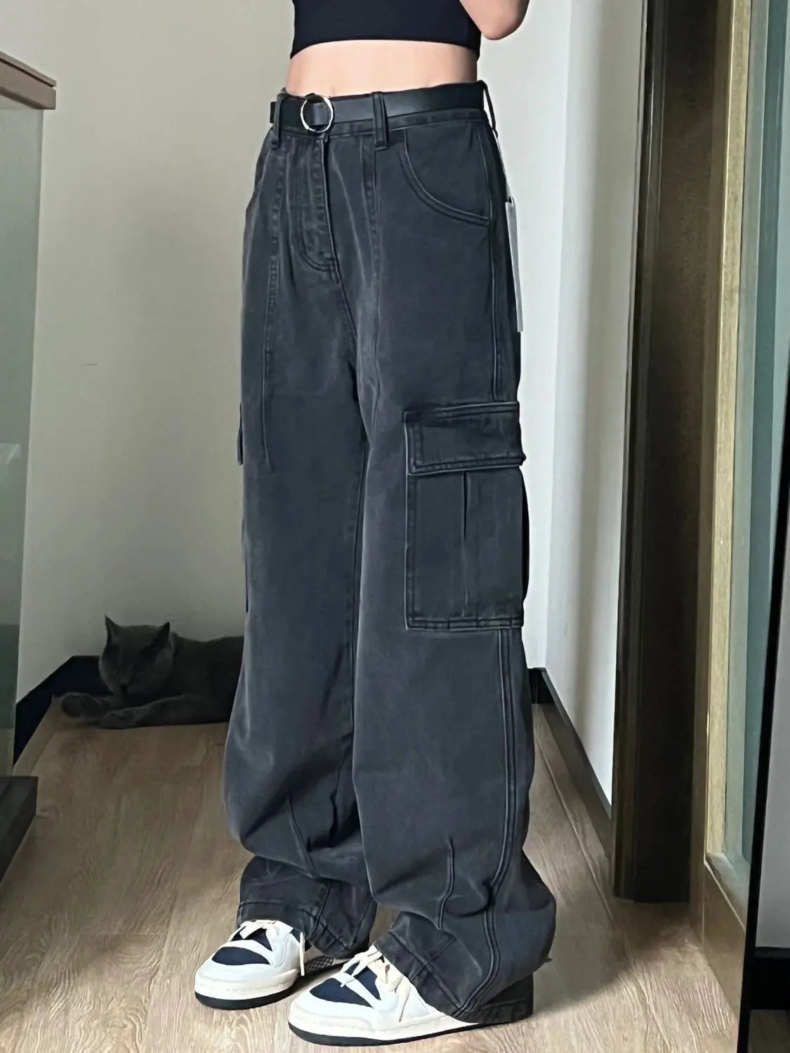 Demin Pants Loose Trousers