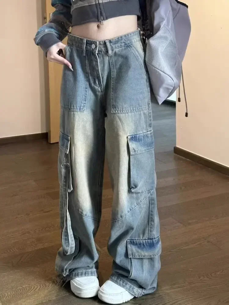 Spliced Cargo Jeans