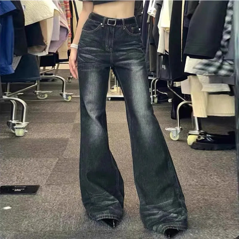 Denim Flare Pants