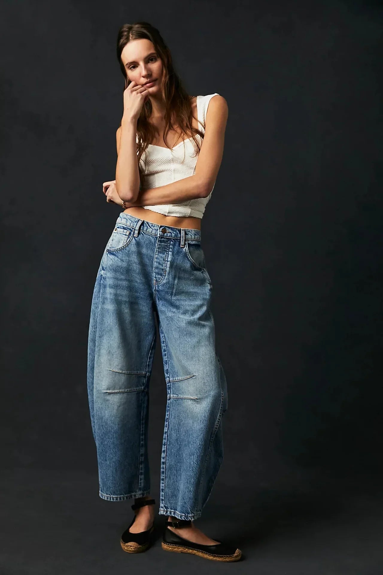 Loose Mid-Waist Jeans