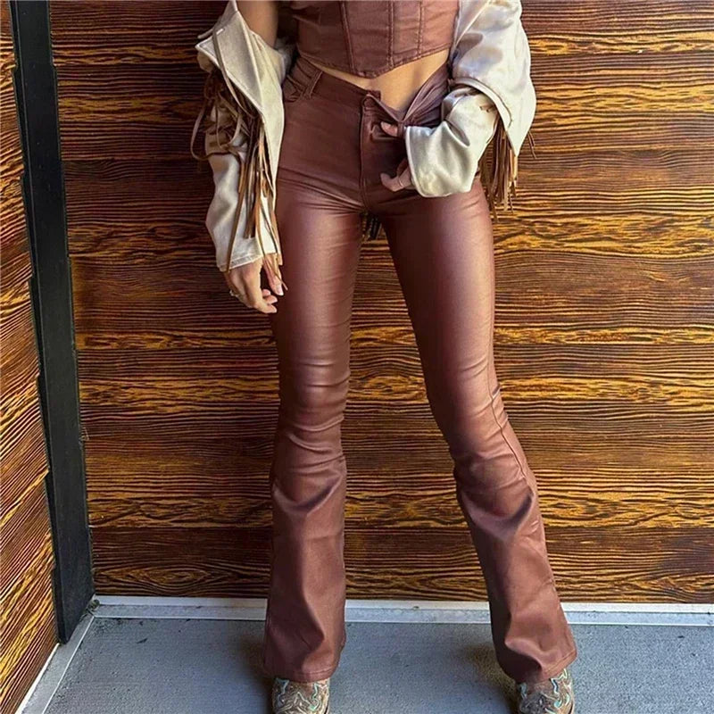 High-Waist Flare Pants