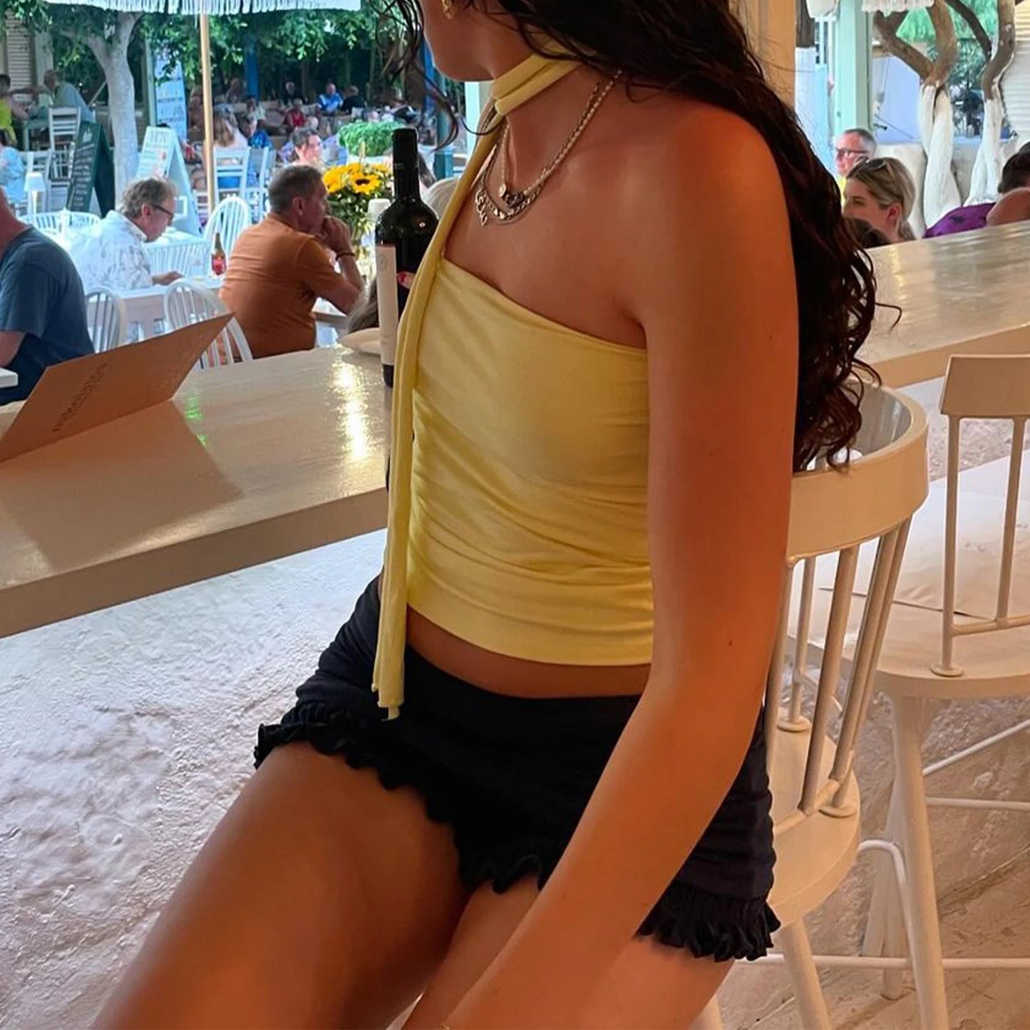 Low Waist Ruffle Shorts