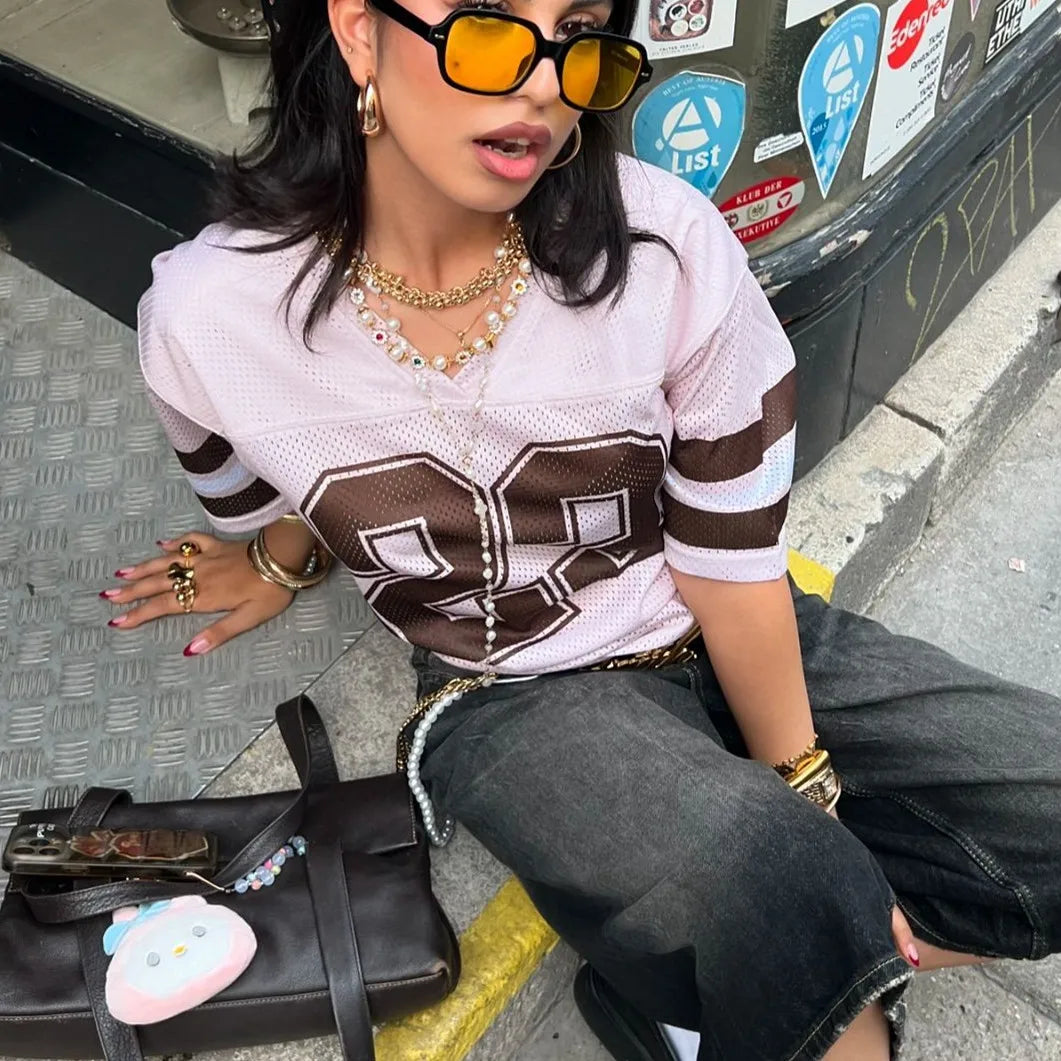 Oversized Graphic Jersey Tee