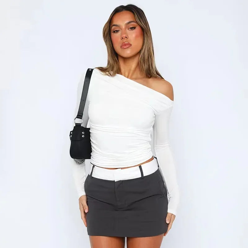 Off-Shoulder Crop Top