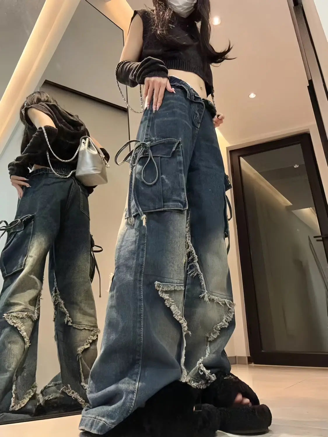 Retro Pentagram Jeans