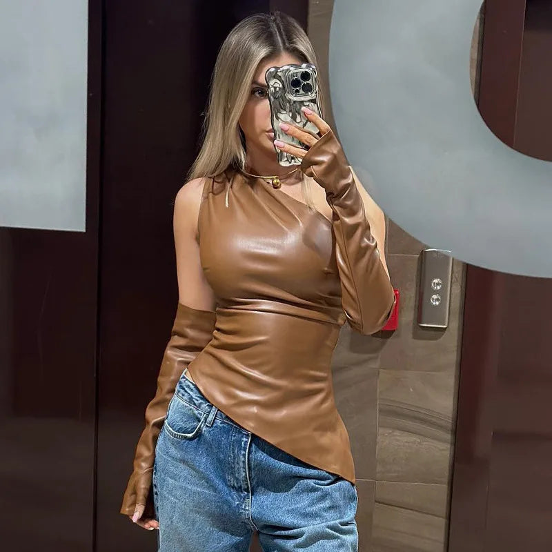 Leather Tank Top