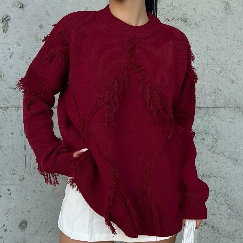 Retro Tassel Sweater