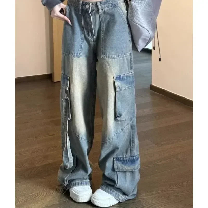 Spliced Cargo Jeans