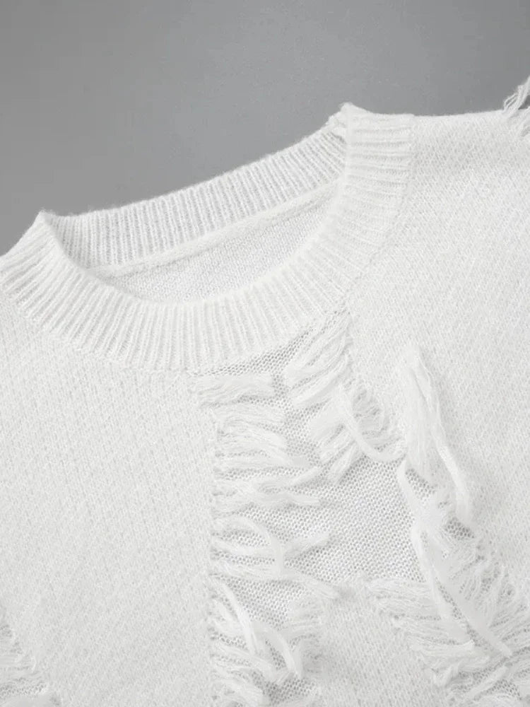 Retro Tassel Sweater
