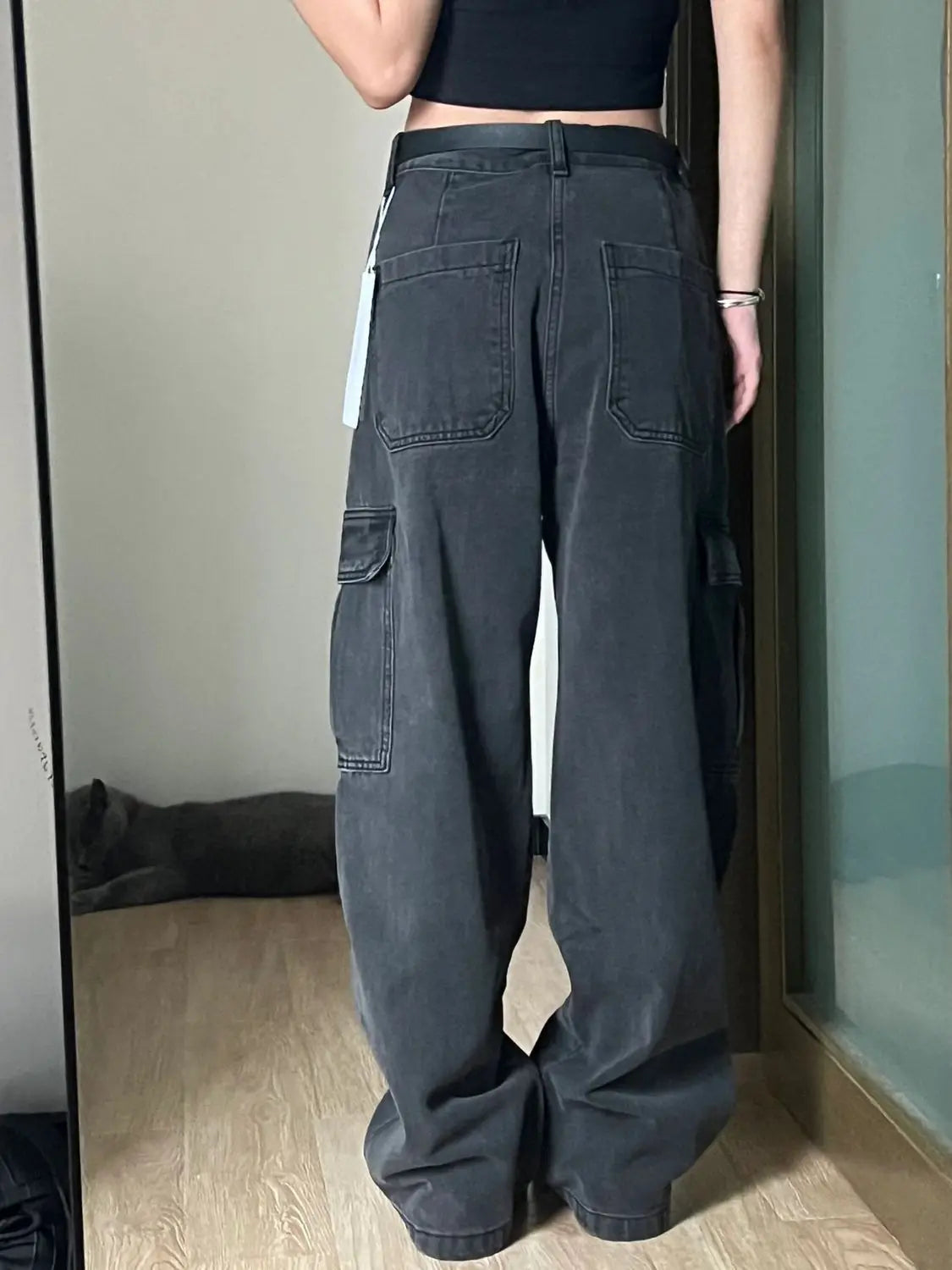 Demin Pants Loose Trousers