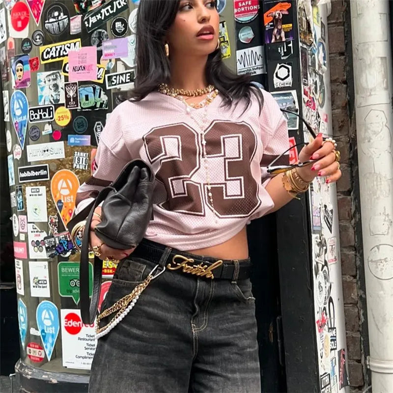 Oversized Graphic Jersey Tee
