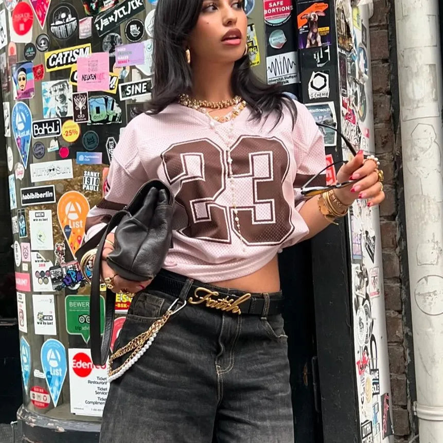 Oversized Graphic Jersey Tee