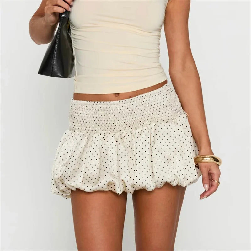 Polka Dot Mini Skirt