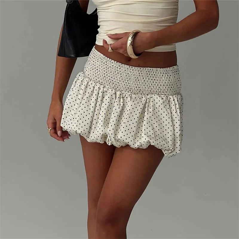 Polka Dot Mini Skirt