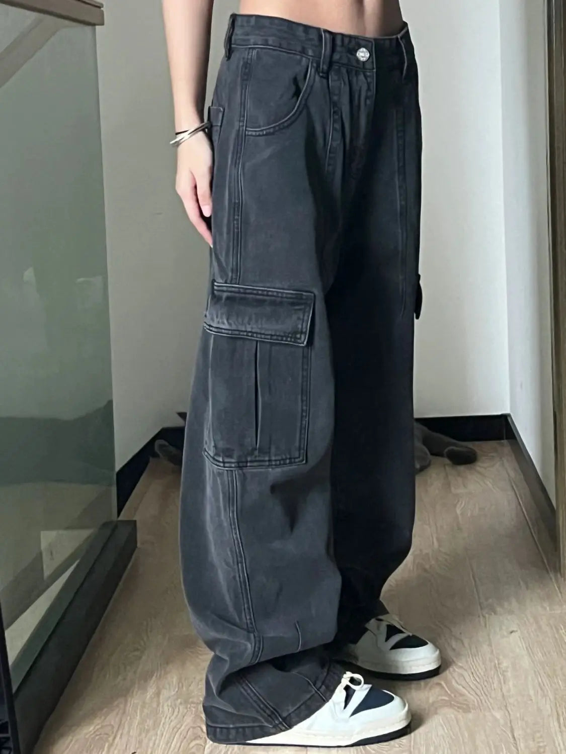 Demin Pants Loose Trousers