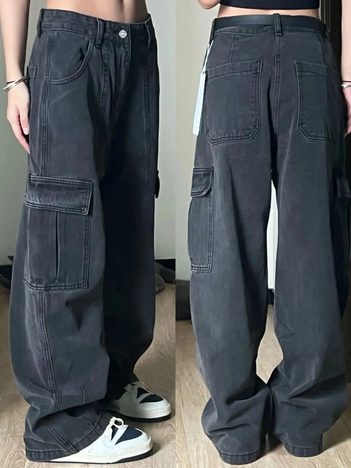 Demin Pants Loose Trousers