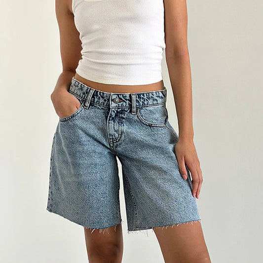 Cow Girl Baggy High Rise Wide Leg Jeans