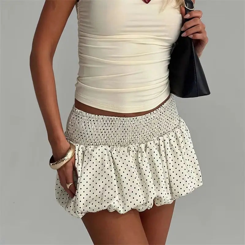 Polka Dot Mini Skirt