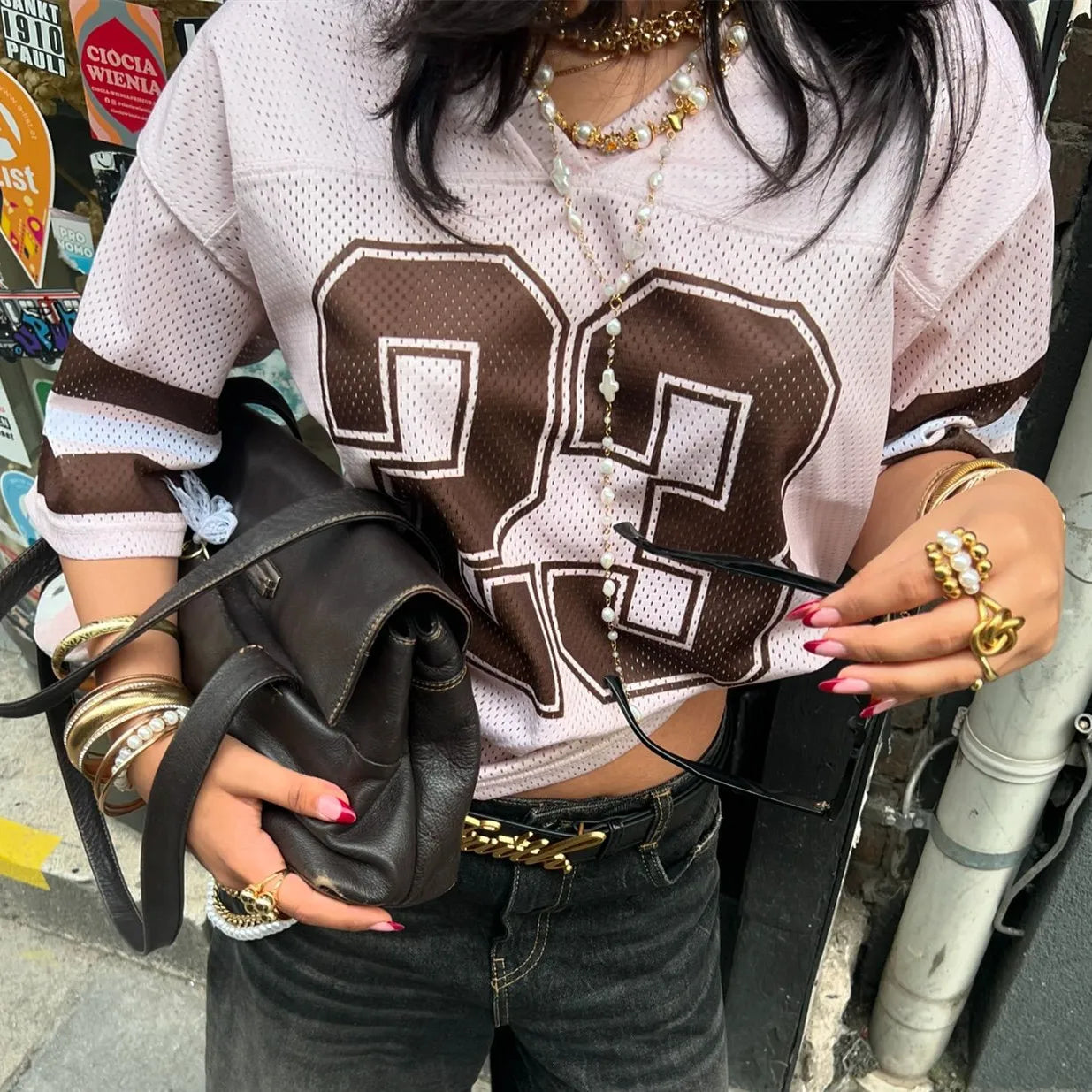 Oversized Graphic Jersey Tee