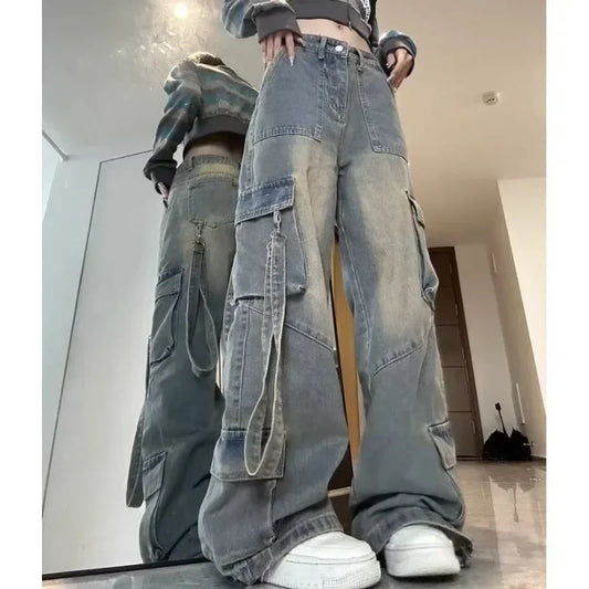 Spliced Cargo Jeans