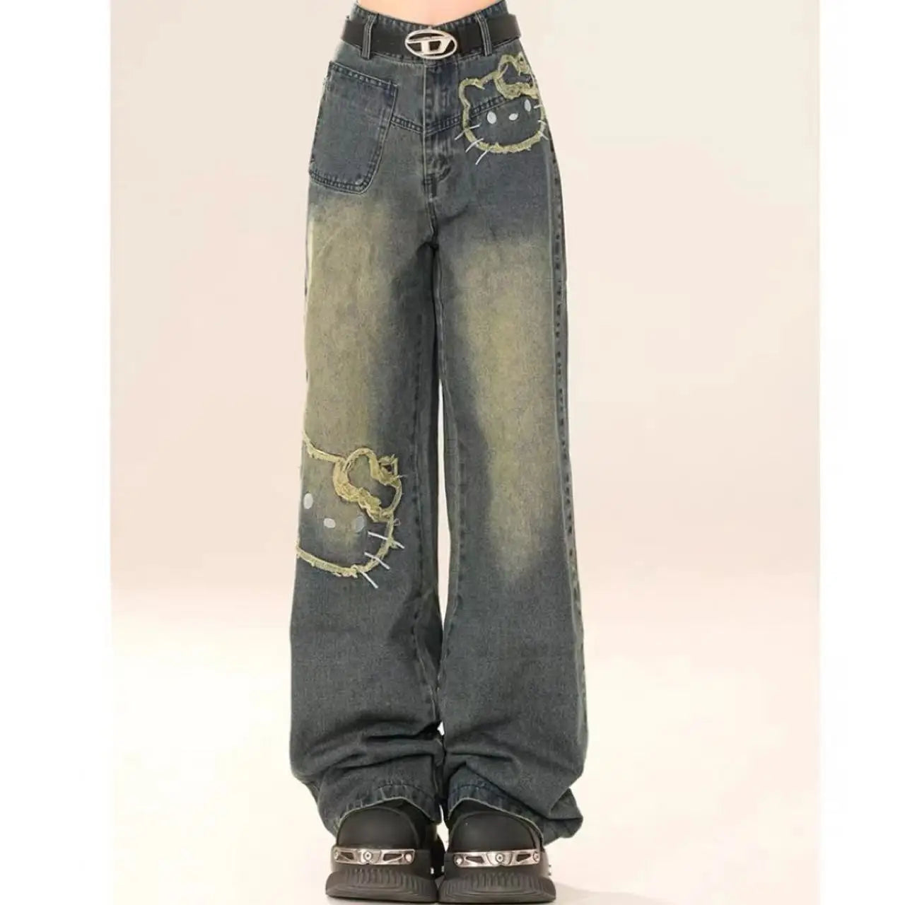 Jeans High Waist Wide Leg