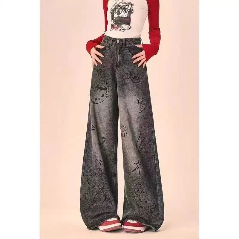 Jeans High Waist Wide Leg