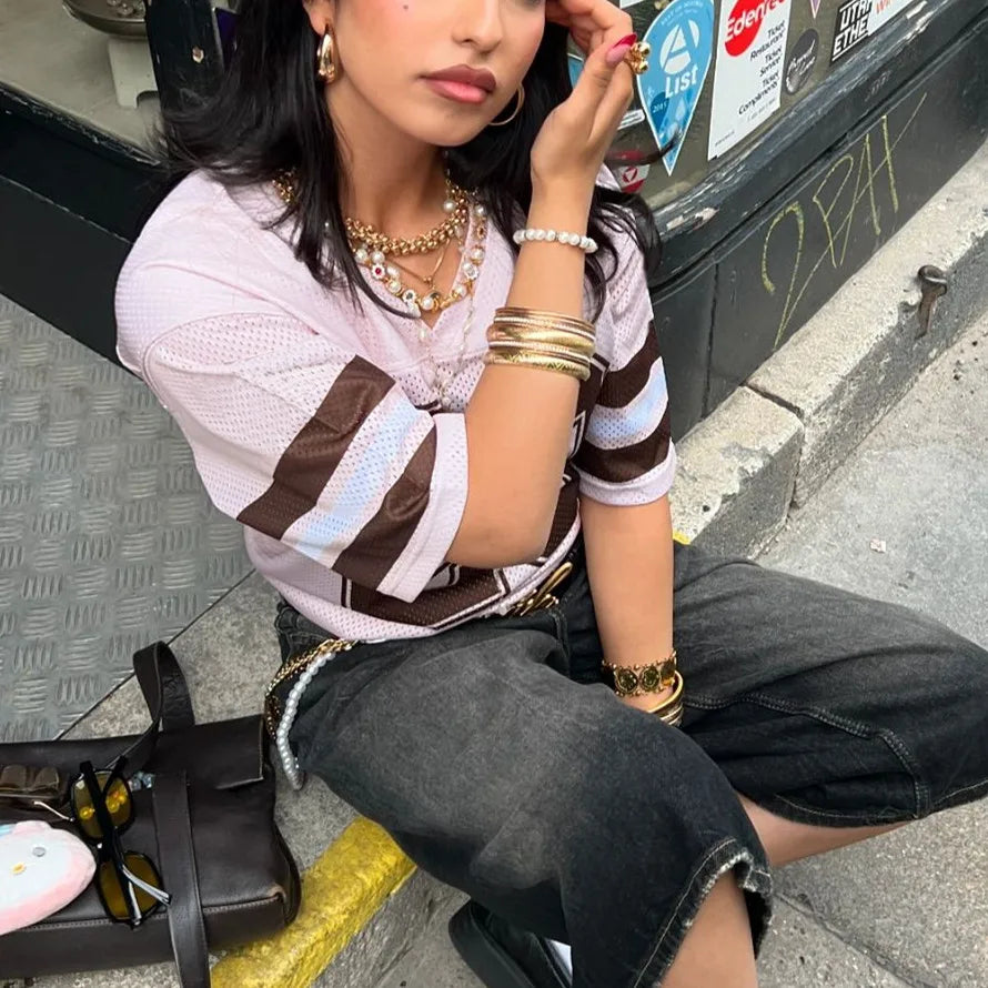 Oversized Graphic Jersey Tee