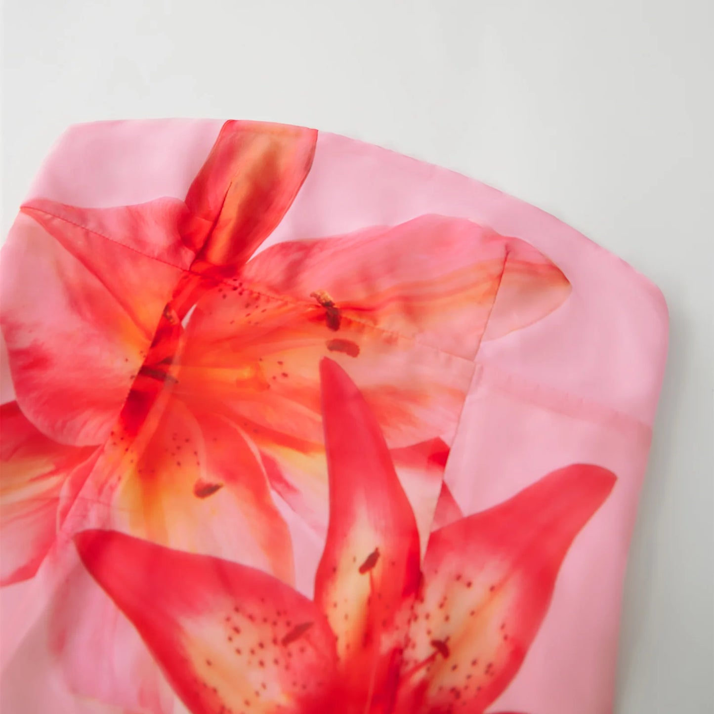 Floral Tube Tops Flower Print Strapless Sleeveless